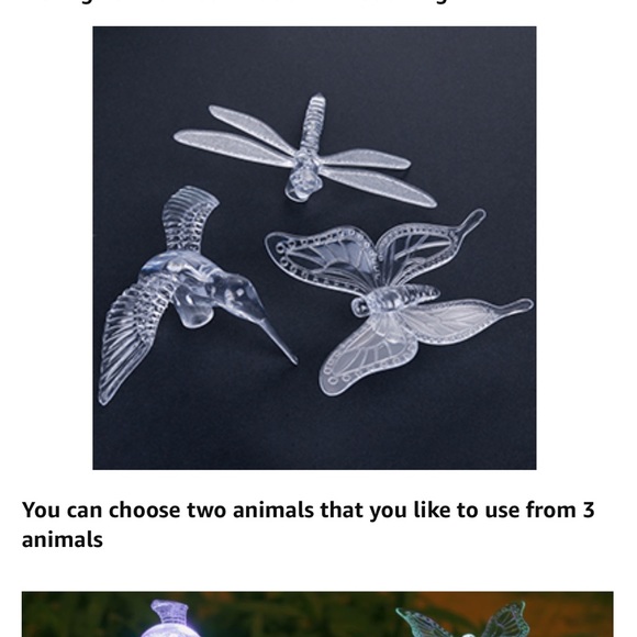 Anpro Outdoor Solar LED 2-pack of 3 Flowers Garden Lights Waterproof - Picture 13 of 16